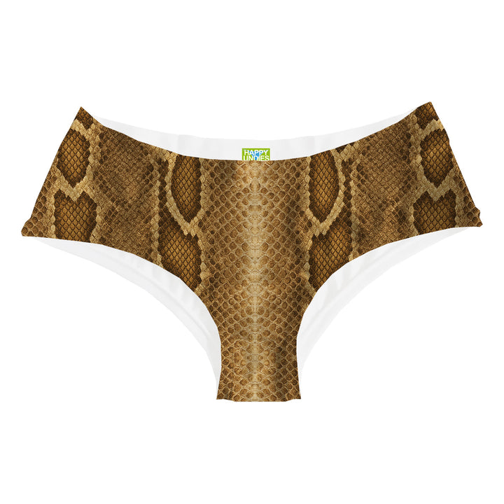 Brown Phyton Hipster Woman Underwear Beachwear Loungewear