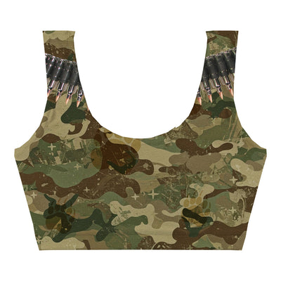 Bullet Hunter Crop Top Woman Underwear Beachwear Loungewear