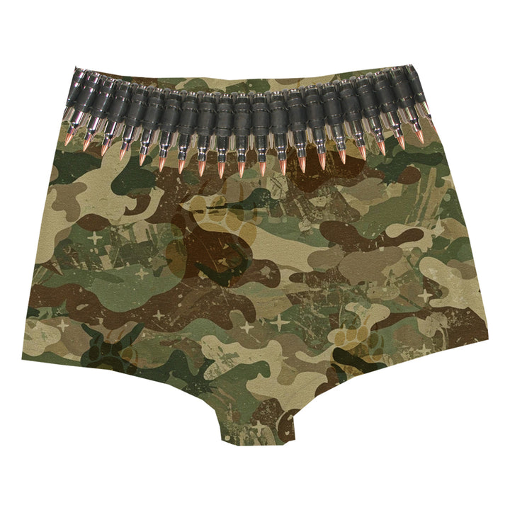 Bullet Hunter Highwaist Woman Underwear Beachwear Loungewear