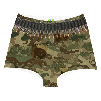 Bullet Hunter Highwaist Woman Underwear Beachwear Loungewear
