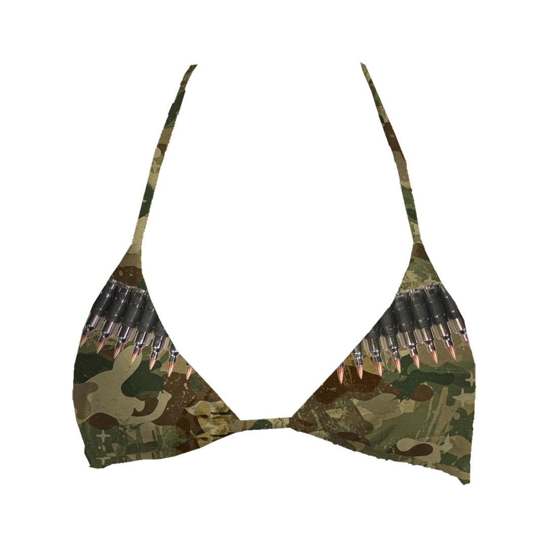 Bullet Hunter Top Triangle Woman Underwear Beachwear Loungewear