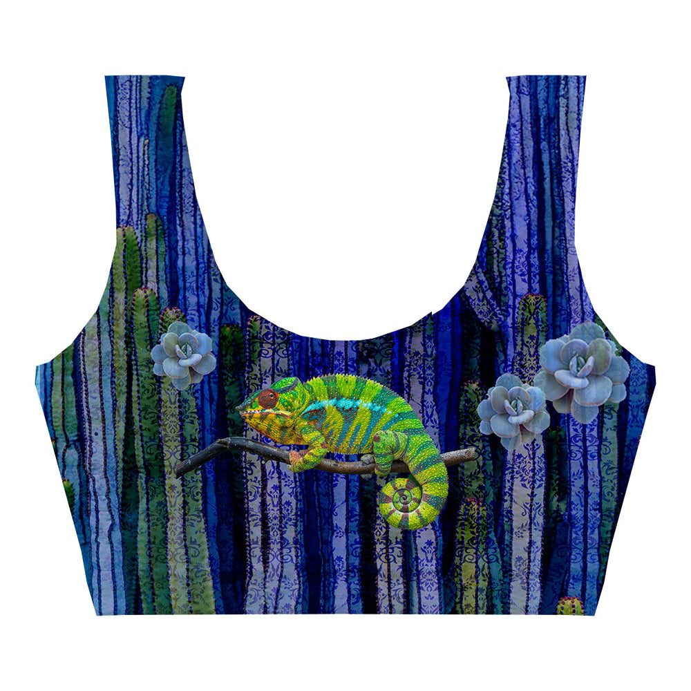 Camouflage Crop Top Back