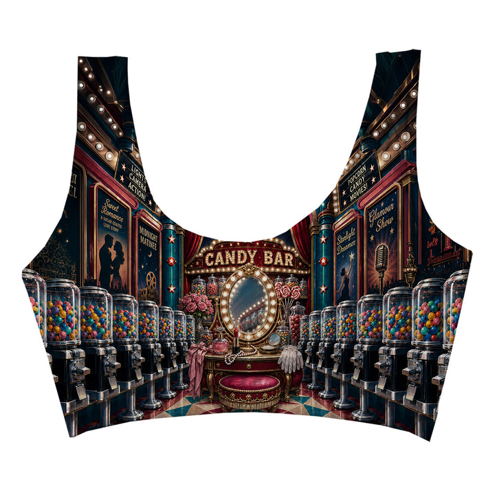 Candy Bar Crop Top Woman Underwear Beachwear Loungewear