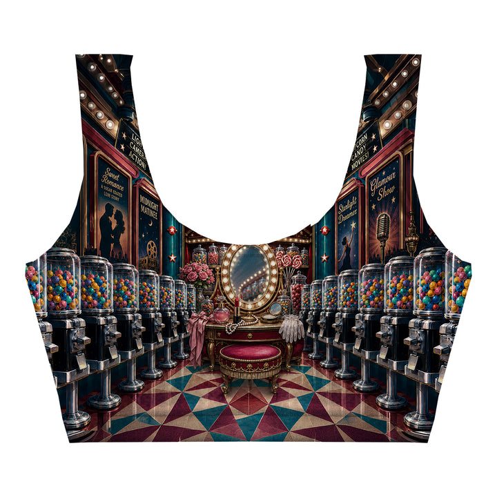 Candy Bar Crop Top Woman Underwear Beachwear Loungewear