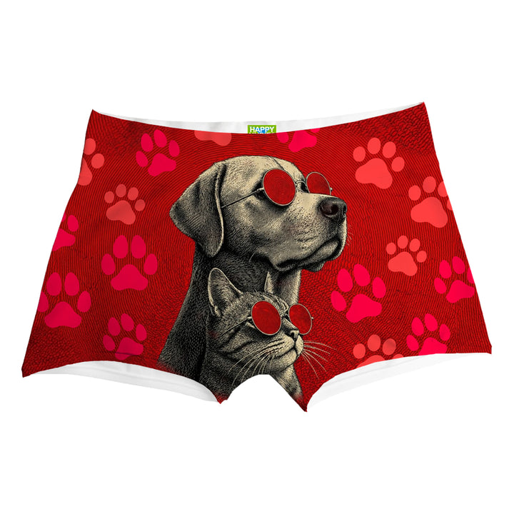 Cat And Dog Boxer Man Underwear Beachwear Loungewear