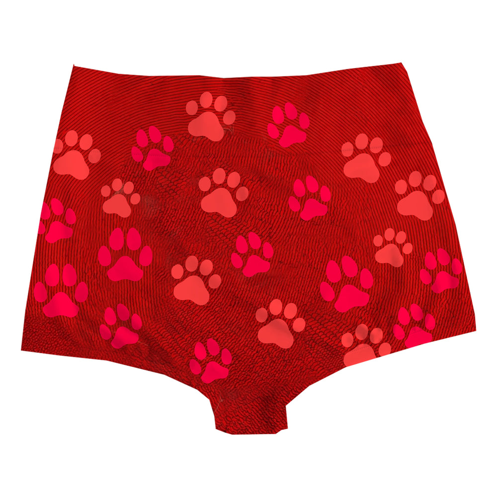 Cat And Dog Highwaist Woman Underwear Beachwear Loungewear