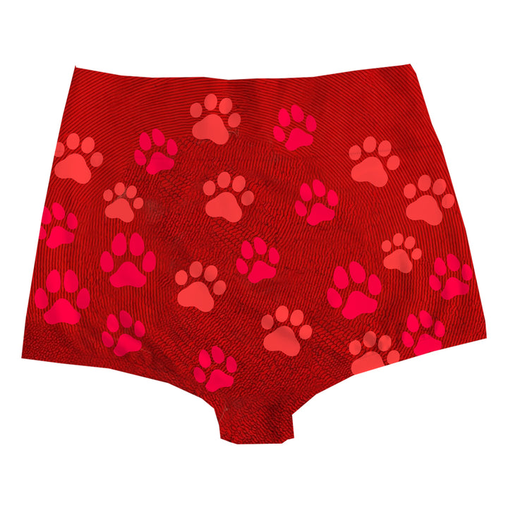 Cat And Dog Highwaist Woman Underwear Beachwear Loungewear