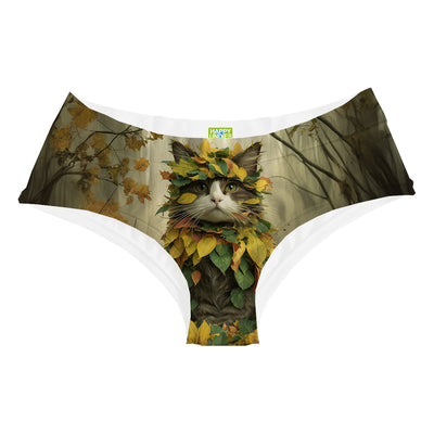 Cat Fall Hipster Woman Underwear Beachwear Loungewear