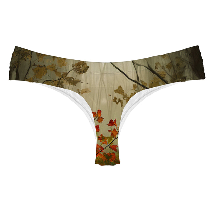 Cat Fall String Woman Underwear Beachwear Loungewear
