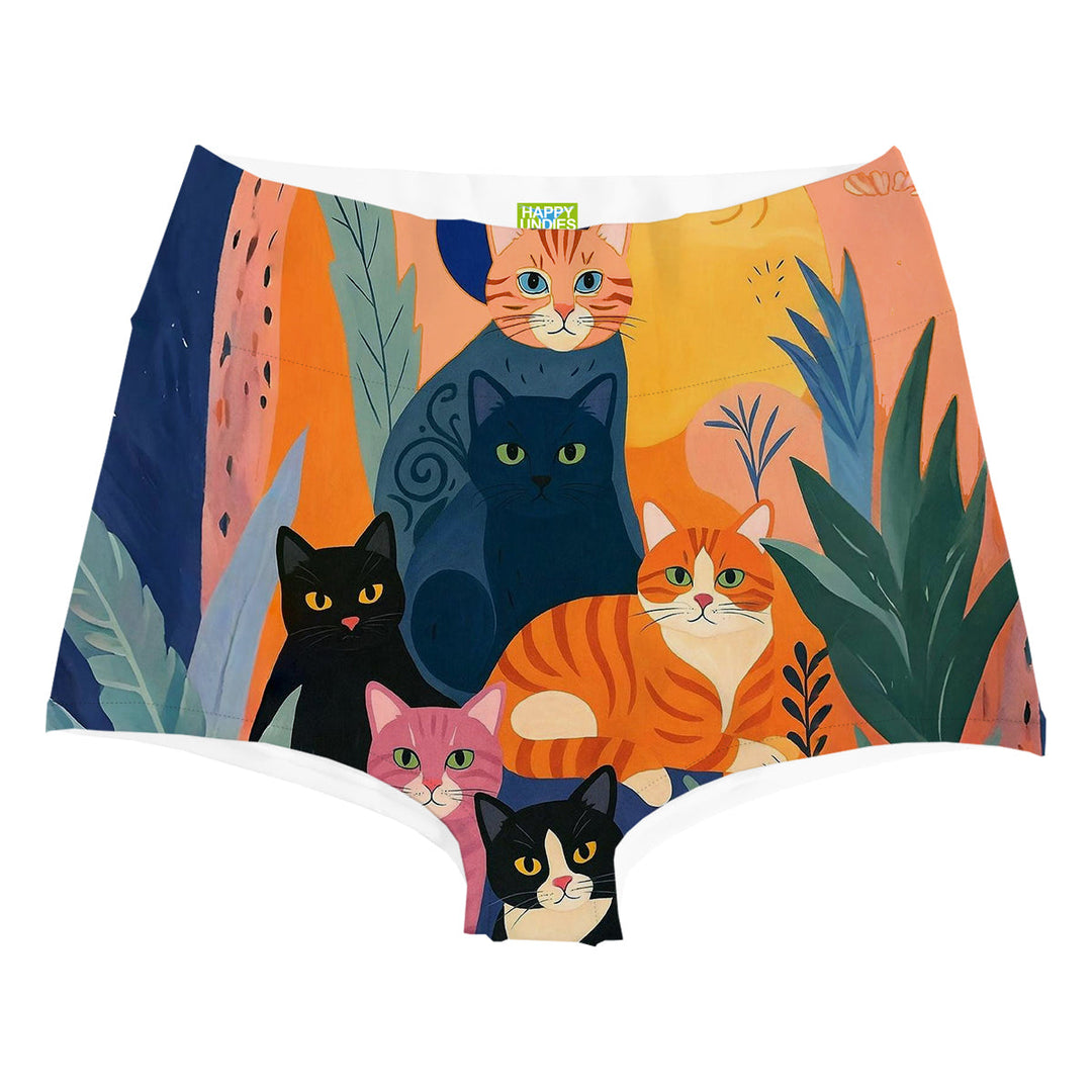 Catty Highwaist Woman Underwear Beachwear Loungewear