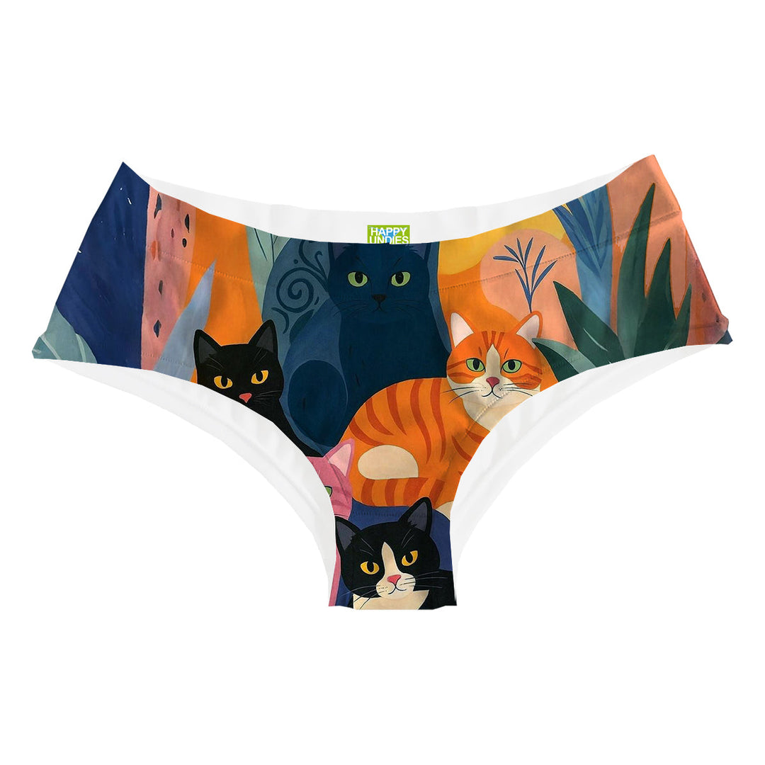 Catty Hipster Woman Underwear Beachwear Loungewear
