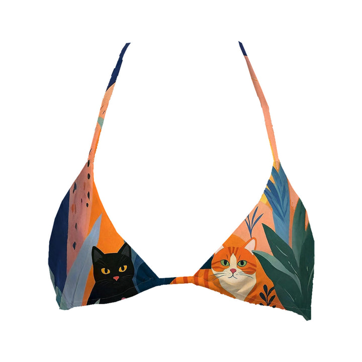 Catty Top Triangle Woman Underwear Beachwear Loungewear