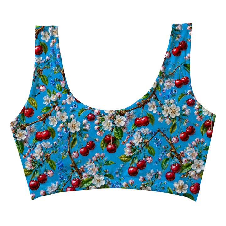 Cherry Crop Top Woman Underwear Beachwear Loungewear