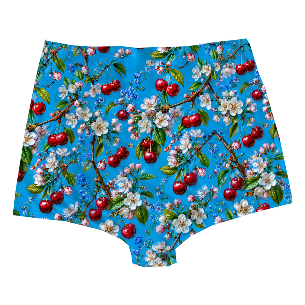 Cherry Highwaist Woman Underwear Beachwear Loungewear