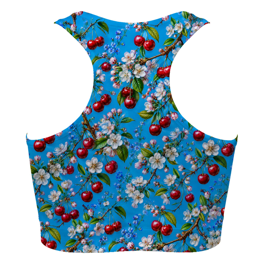 Cherry Sport Bra Woman Underwear Beachwear Loungewear