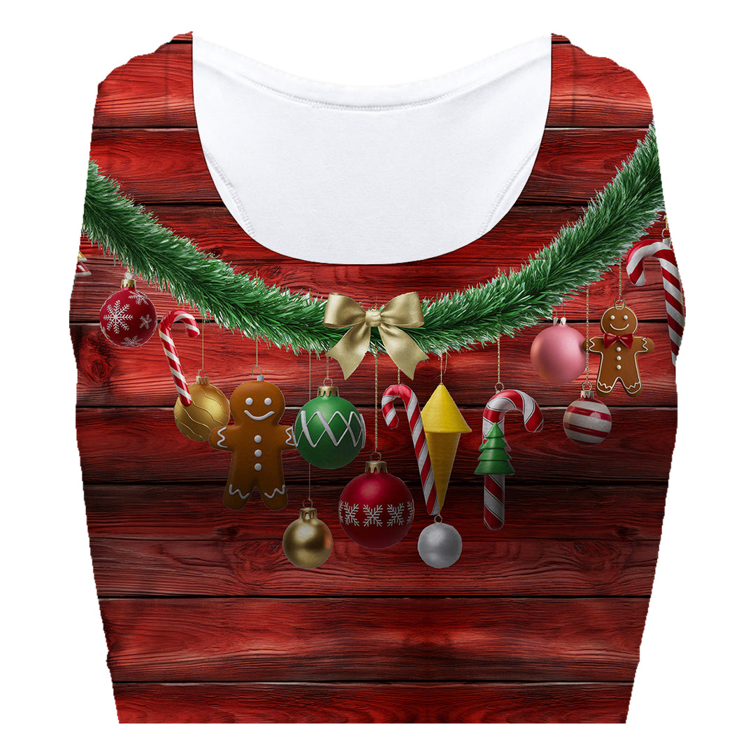 Christmas Chain Sport Bra Woman Underwear Beachwear Loungewear