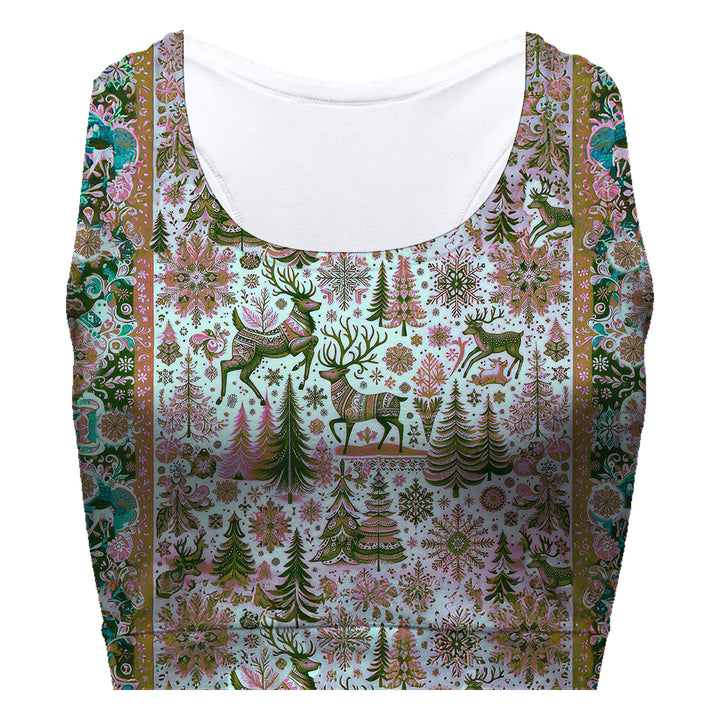 Christmas Deer Sport Bra Woman Underwear Beachwear Loungewear
