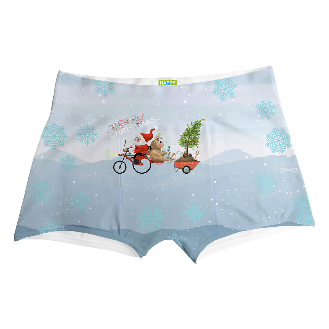 Christmas Ride Boxer Front