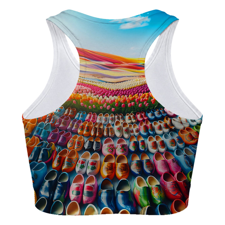 Clog Cheer Sport Bra Woman Underwear Beachwear Loungewear