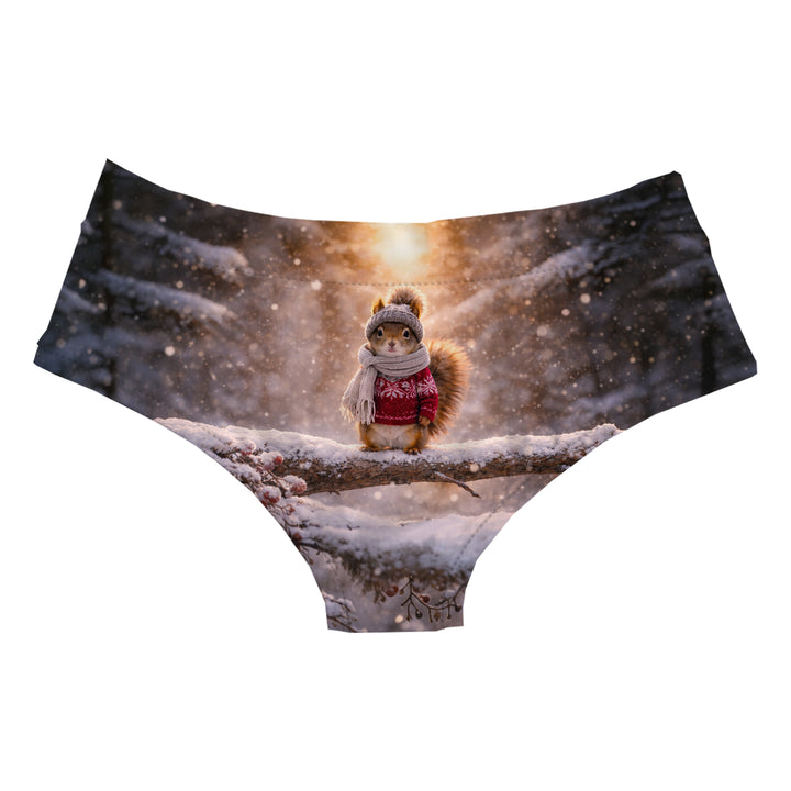Cozy Squirrels Hipster Woman Underwear Beachwear Loungewear