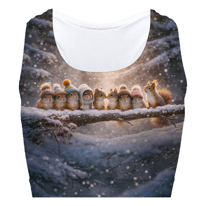 Cozy Squirrels Sport Bra Woman Underwear Beachwear Loungewear