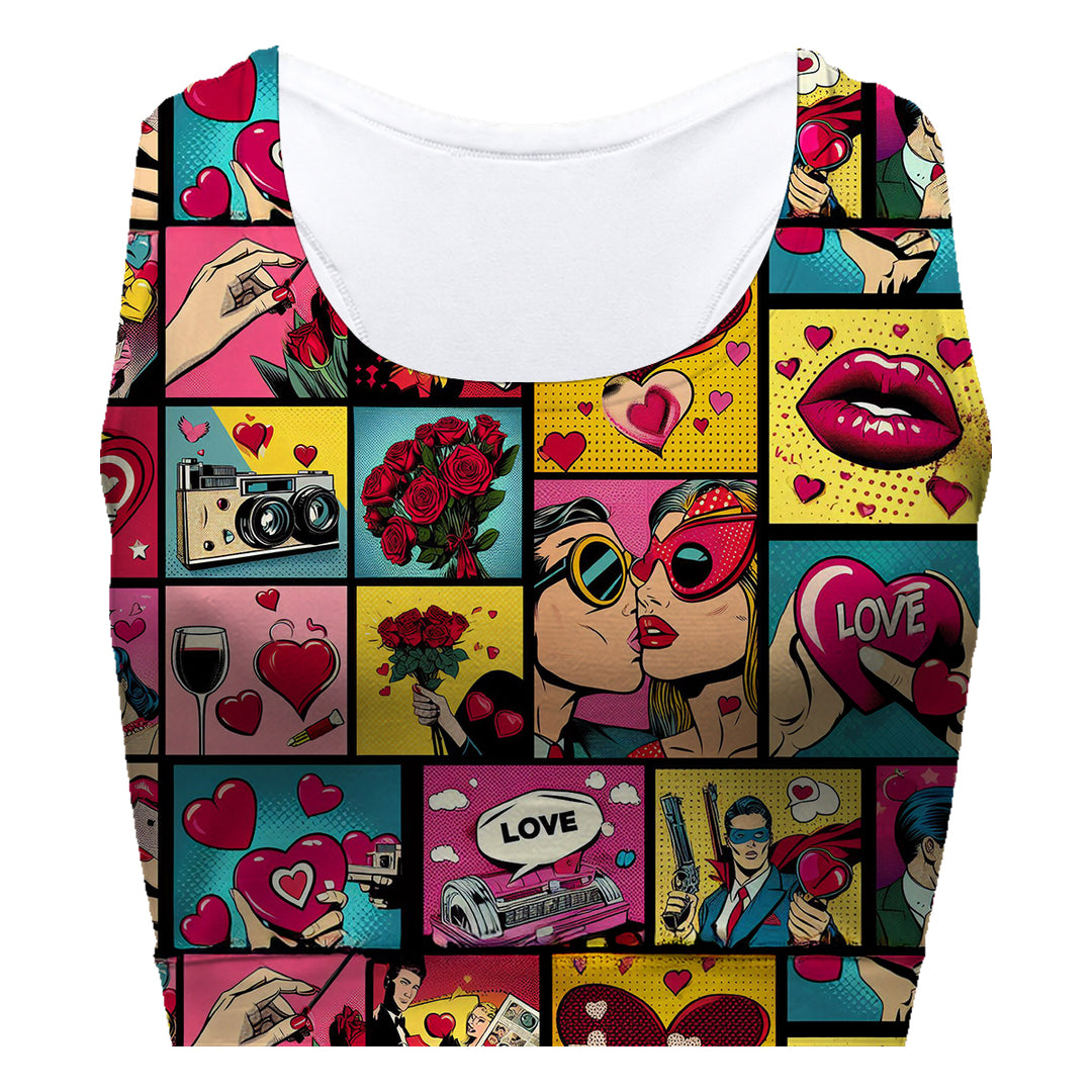 Crazy In Love Sport Bra Woman Underwear Beachwear Loungewear