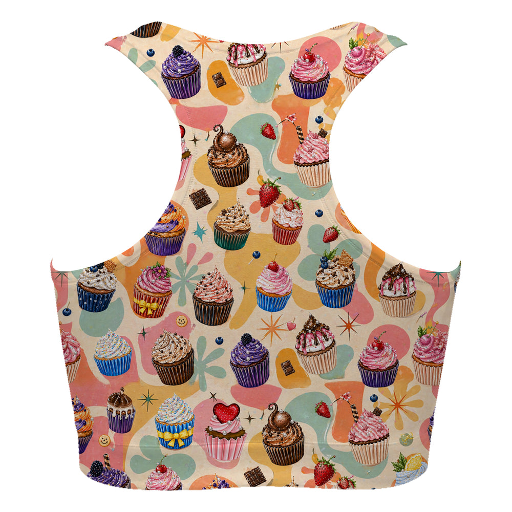 Cupcakes Sport Bra Woman Underwear Beachwear Loungewear