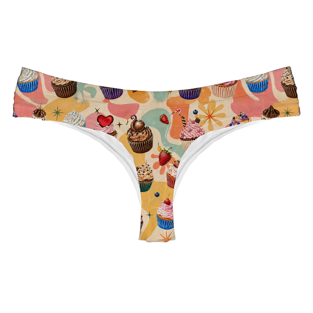Cupcakes String Woman Underwear Beachwear Loungewear
