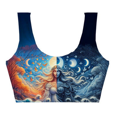 Day And Night Crop Top Woman Underwear Beachwear Loungewear