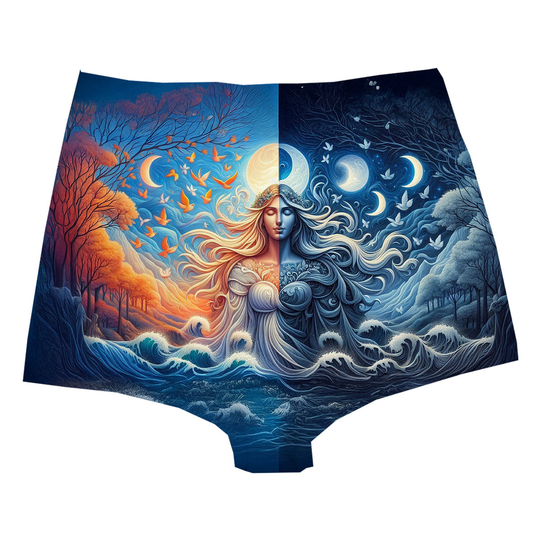 Day And Night Highwaist Woman Underwear Beachwear Loungewear