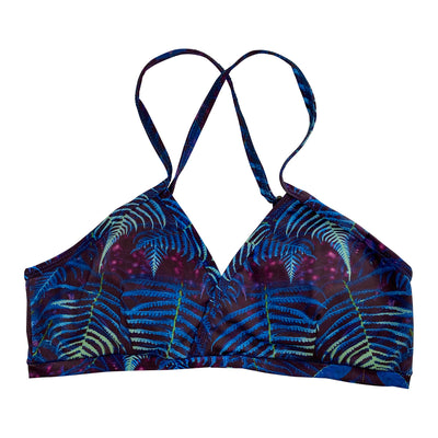 Deep Blue Top Cross Front