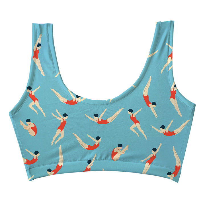 Dive In Crop Top Woman Underwear Beachwear Loungewear