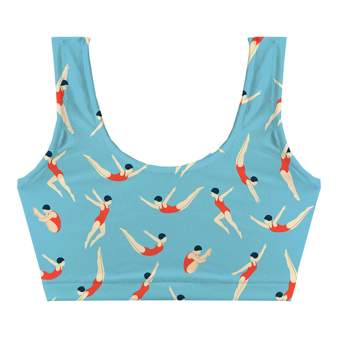 Dive In Crop Top Woman Underwear Beachwear Loungewear
