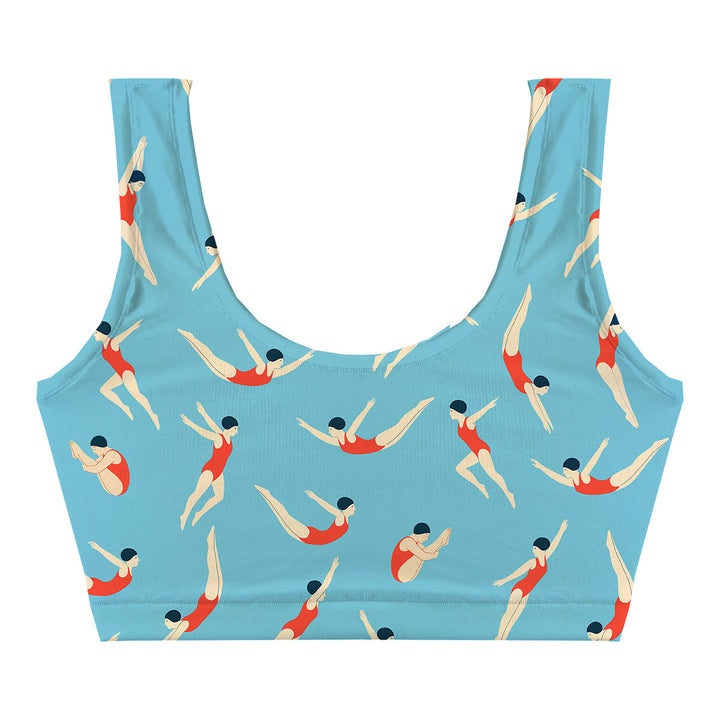 Dive In Crop Top Woman Underwear Beachwear Loungewear