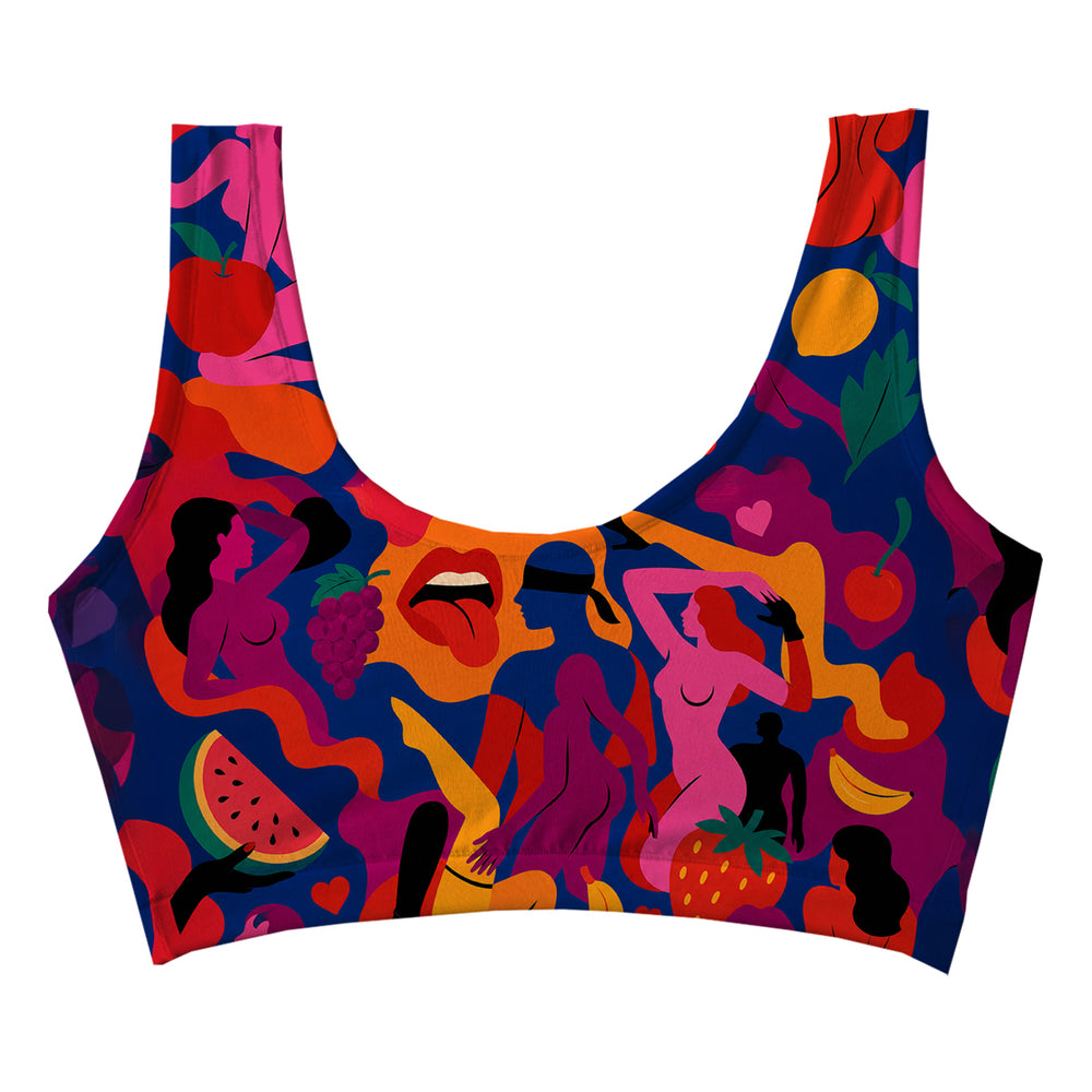Diversity Crop Top Woman Underwear Beachwear Loungewear