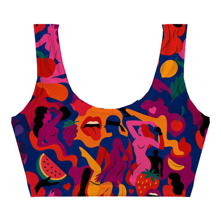 Diversity Crop Top Woman Underwear Beachwear Loungewear