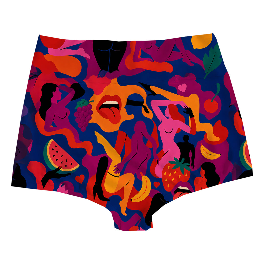 Diversity Highwaist Woman Underwear Beachwear Loungewear