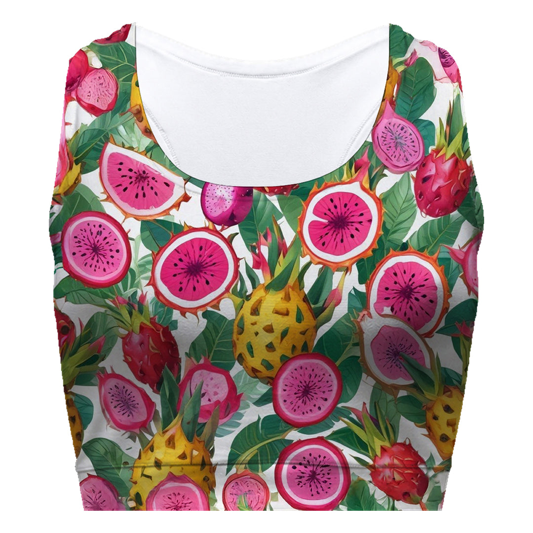 Dragon Fruits Sport Bra Woman Underwear Beachwear Loungewear