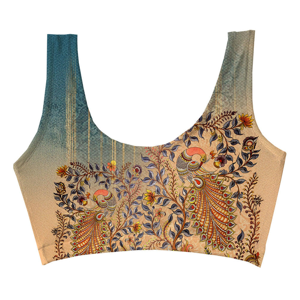 Dream Pattern Crop Top Woman Underwear Beachwear Loungewear
