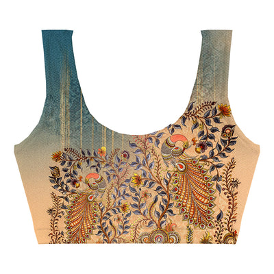 Dream Pattern Crop Top Woman Underwear Beachwear Loungewear