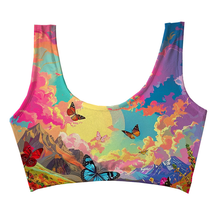Dreaming Dog Crop Top Woman Underwear Beachwear Loungewear