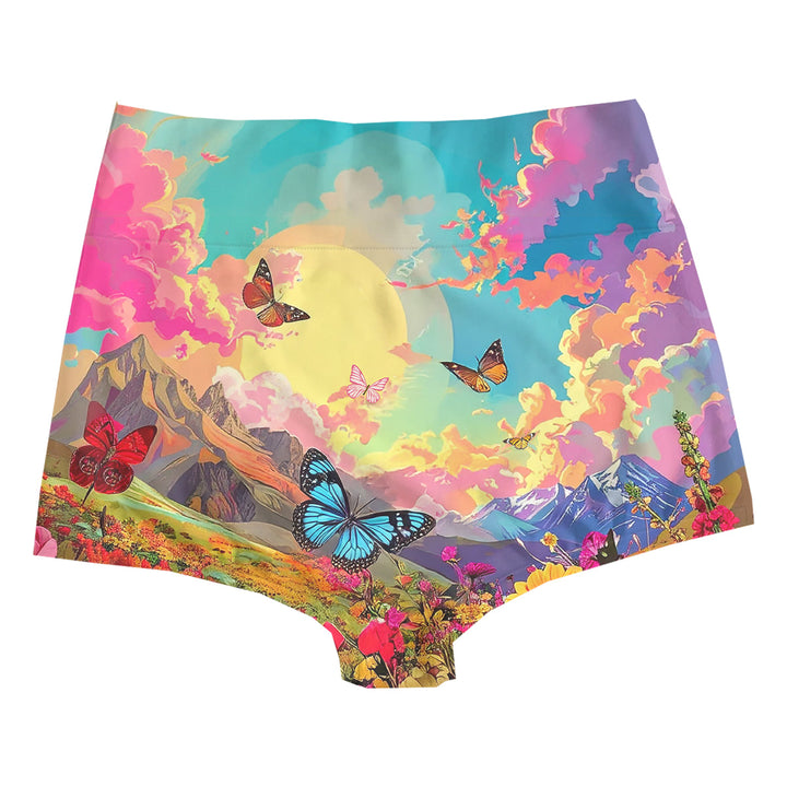 Dreaming Dog Highwaist Woman Underwear Beachwear Loungewear