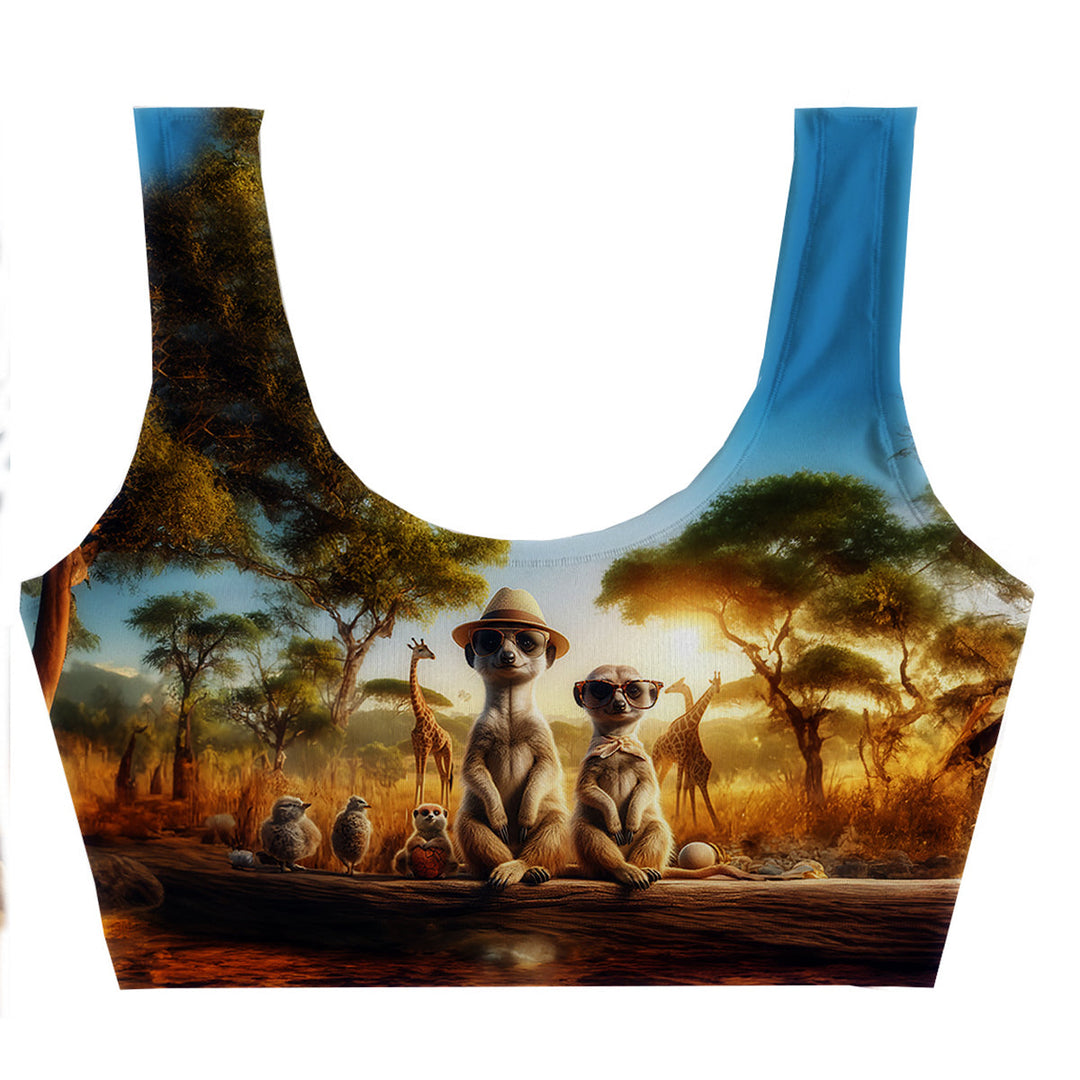 Duo Trip Crop Top