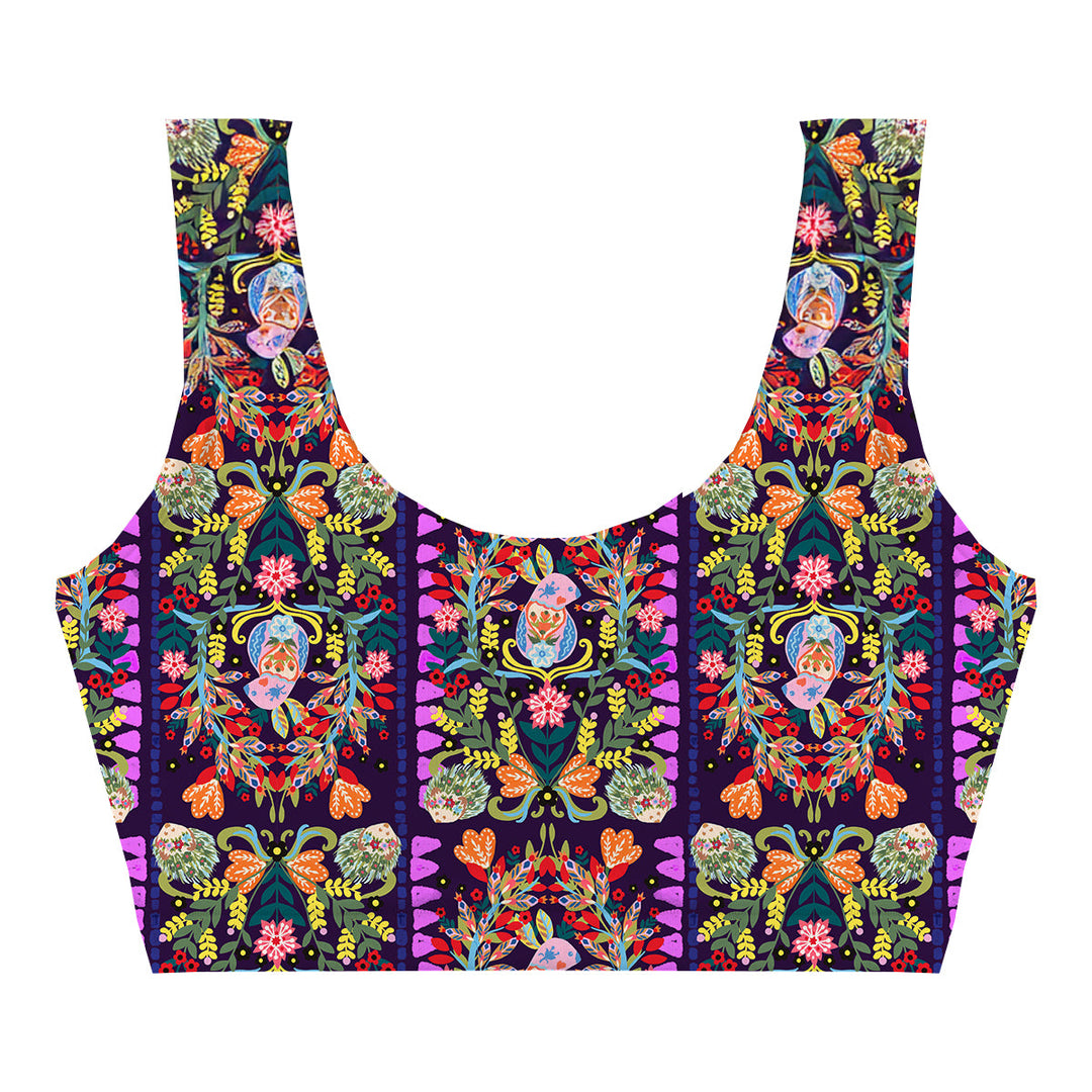 Easter Bunny Crop Top Front