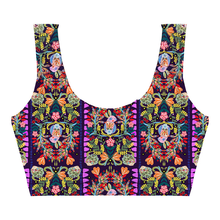 Easter Bunny Crop Top Front