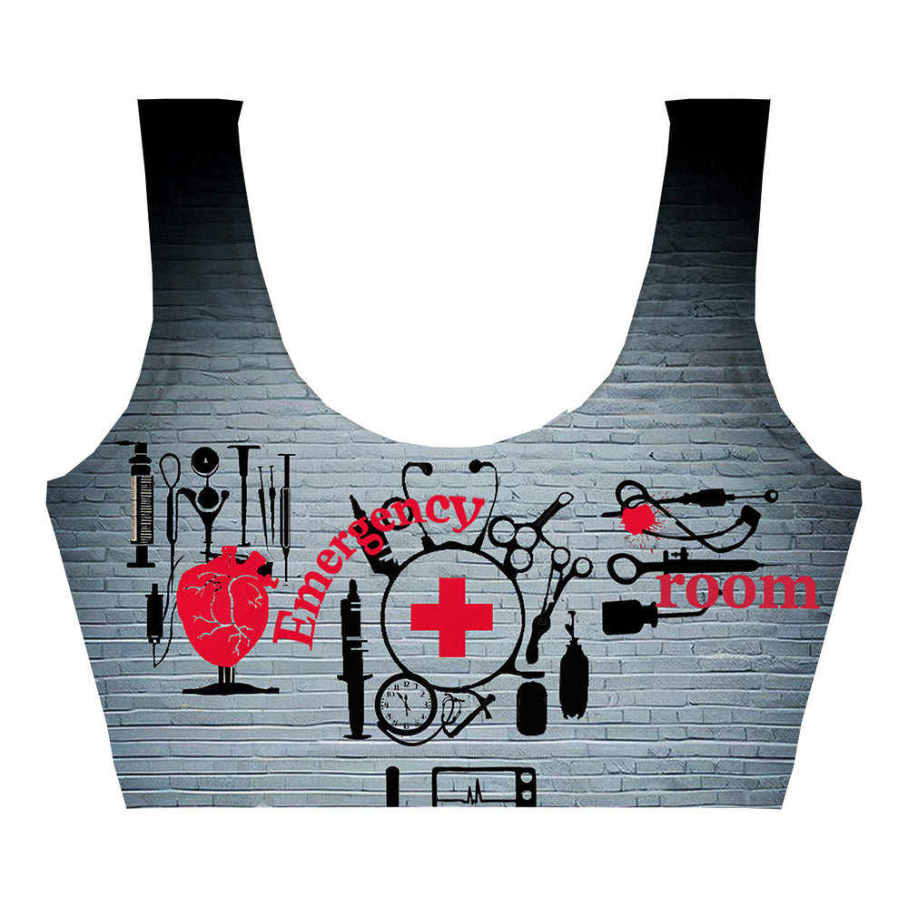 Emergency Room Crop Top Back