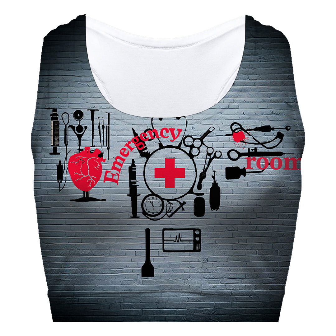 Emergency Room Sport Bra Woman Underwear Beachwear Loungewear