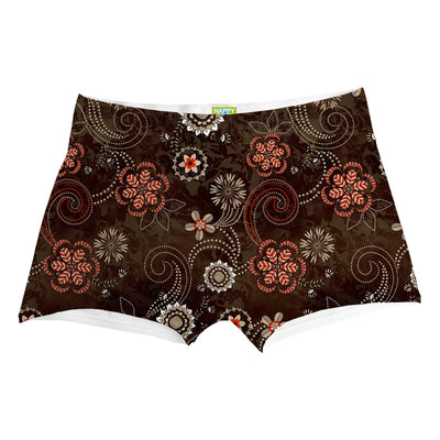 Ethnic Flowers Boxer Man Underwear Beachwear Loungewear