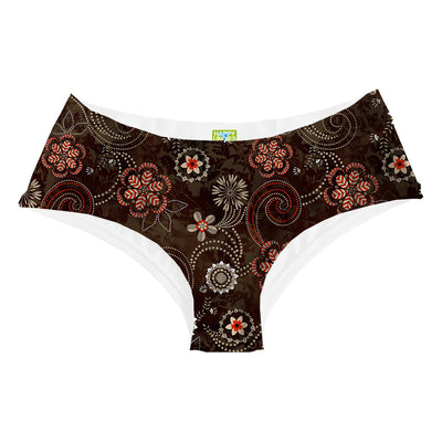 Ethnic Flowers Hipster Woman Underwear Beachwear Loungewear