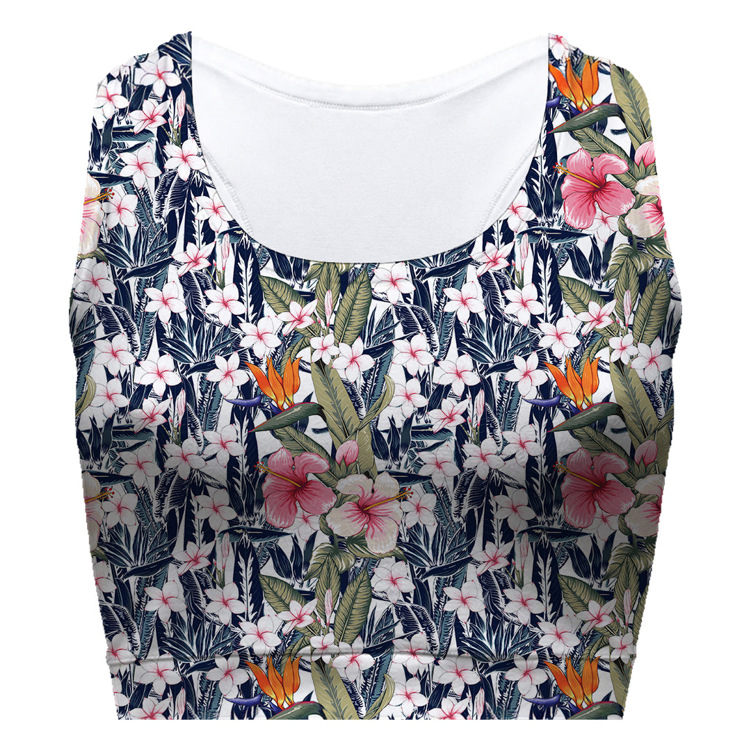Floral Mood Sport Bra Woman Underwear Beachwear Loungewear